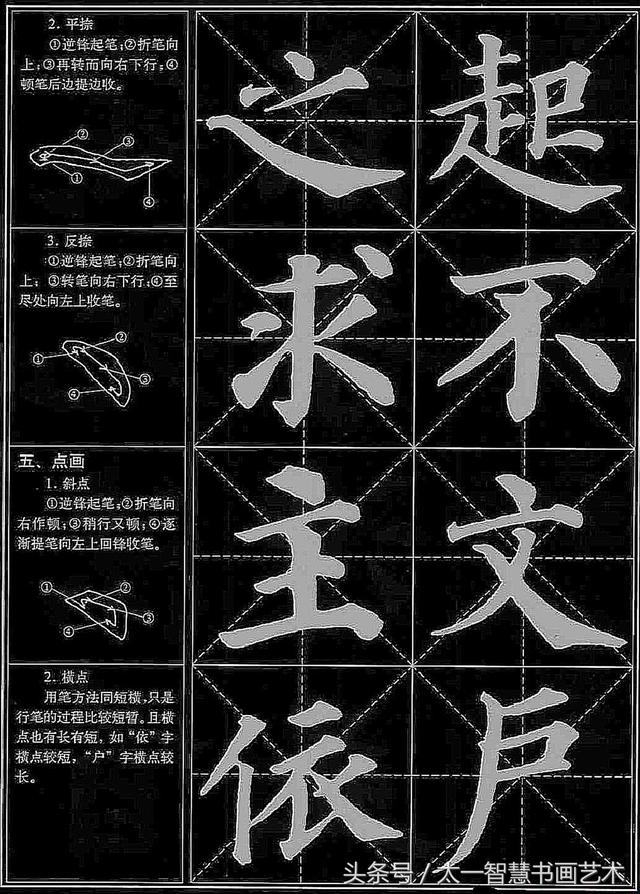 颜体楷书基本笔画教程值得初学者收藏学习