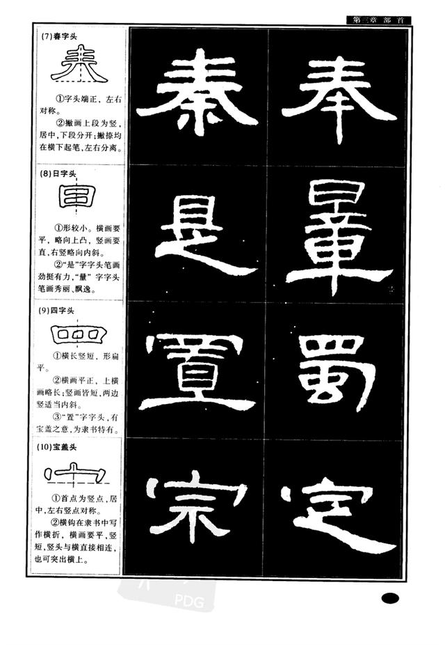 曹全碑隶书教程上下