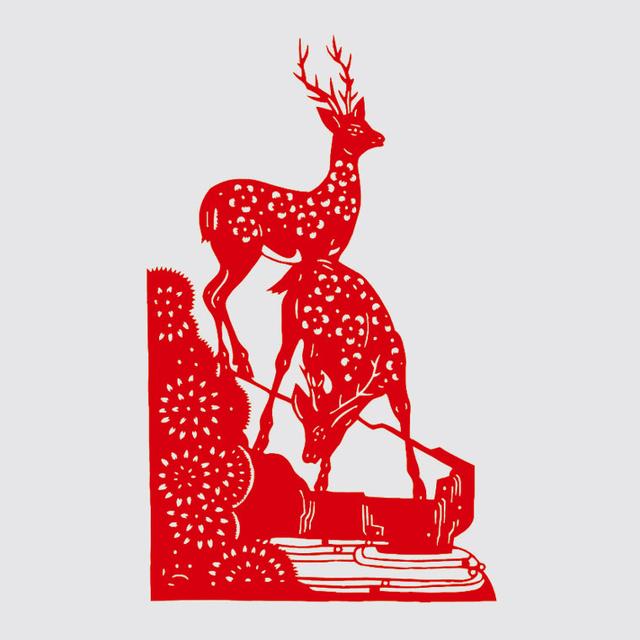 中国民间民俗艺术剪纸刻纸动物篇