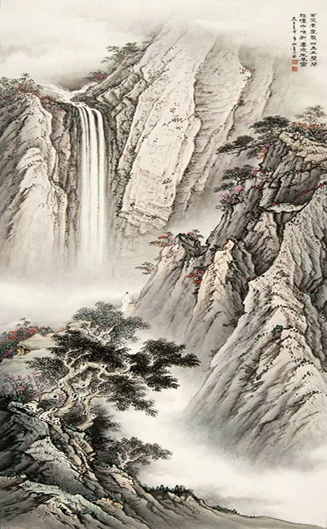 国画精品工笔山水画集锦令人流连忘返