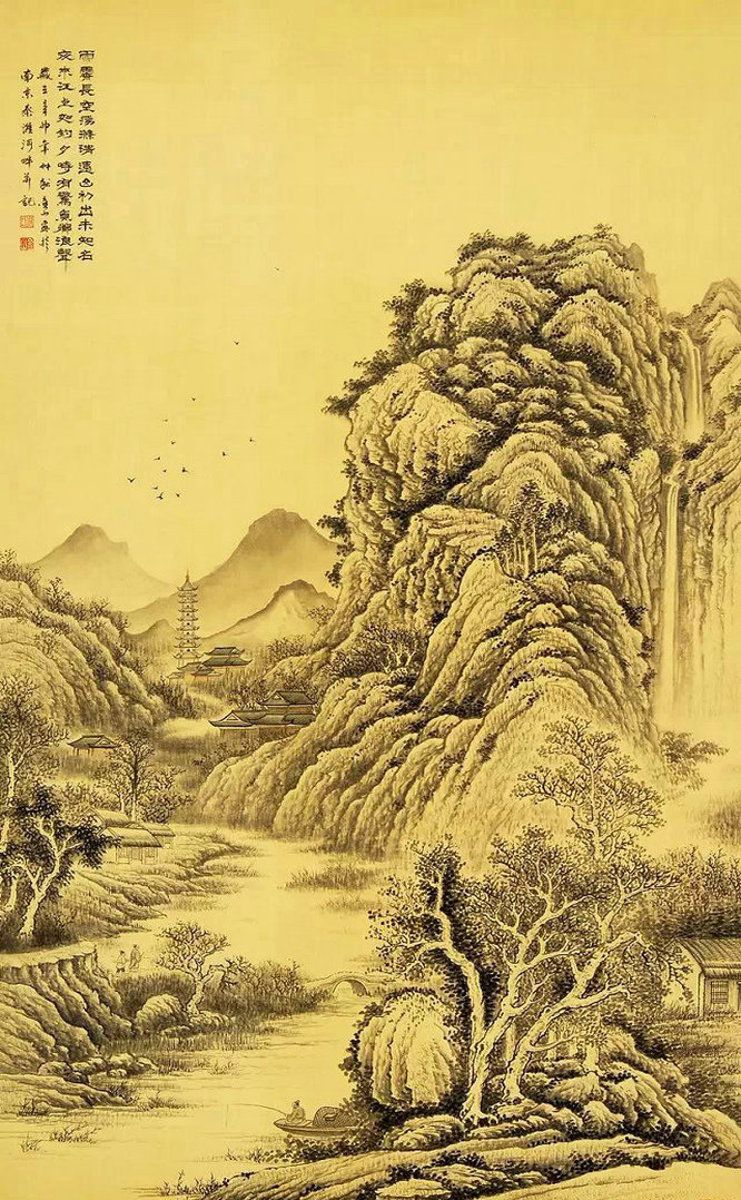 国画精品工笔山水画集锦令人流连忘返