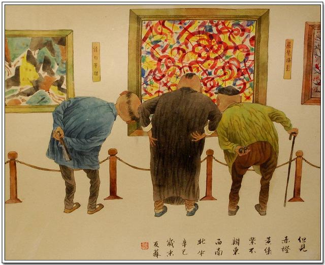 谢友苏风情人物画笔墨妙趣恬淡人生