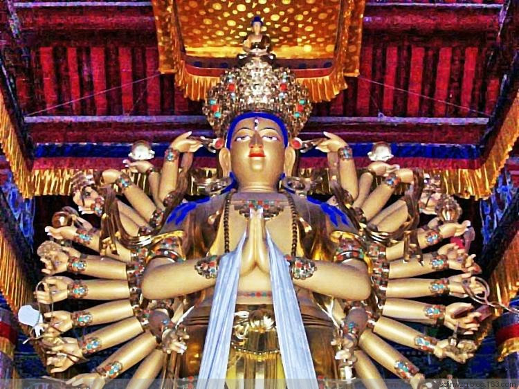 庄严的千手观音菩萨像 70幅 【见者得福】