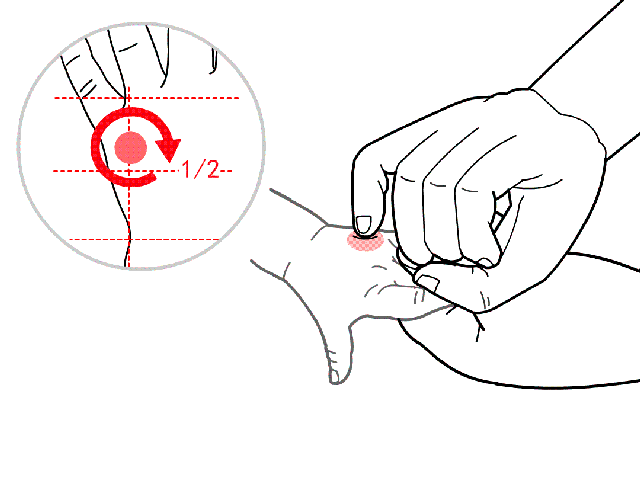 位置:二马穴在手背无名指与小指之间的凹陷中.