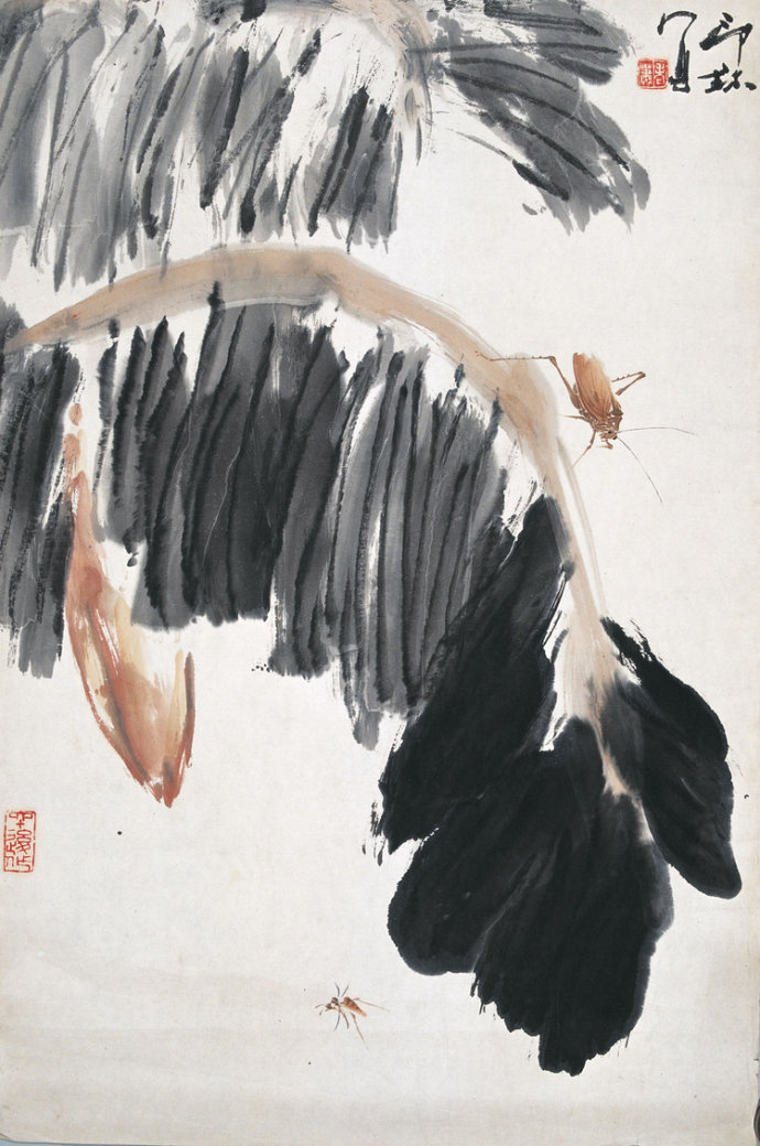 萧朗的花鸟画作品赏析