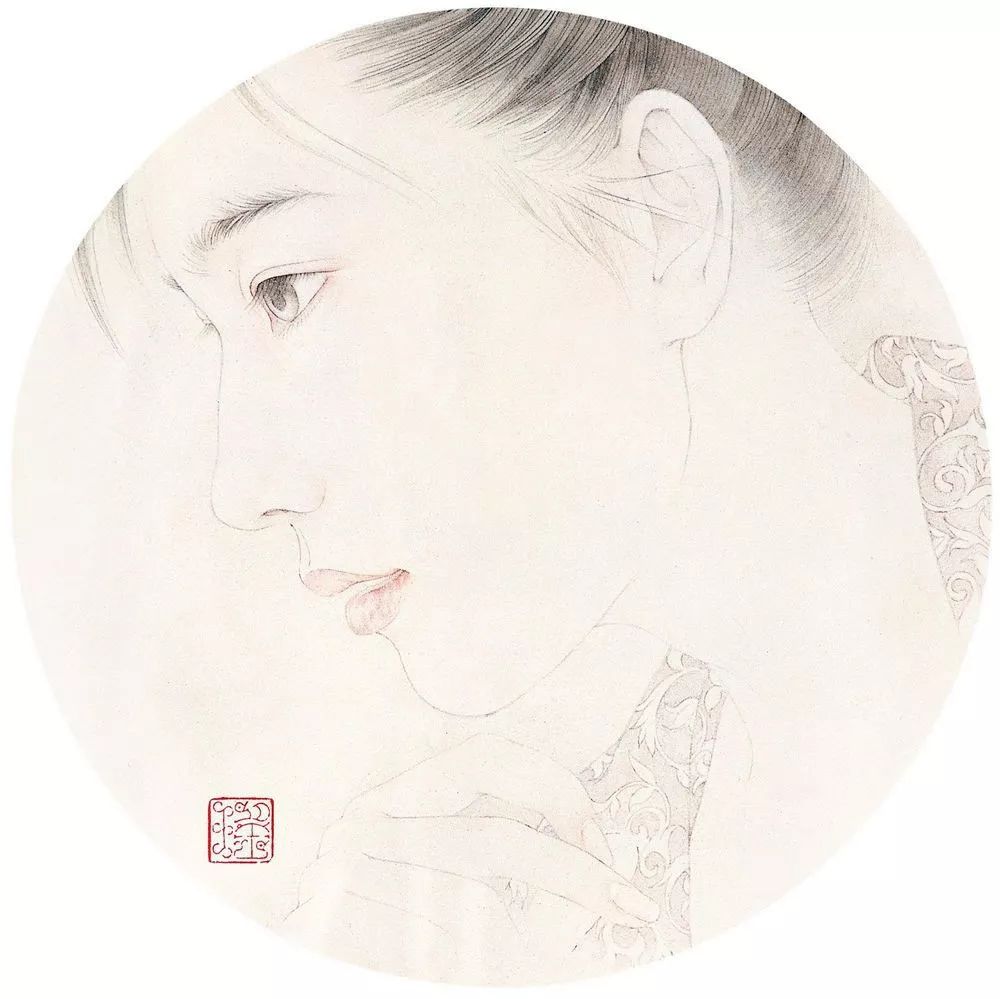 学院派代表刘瑶工笔人物欣赏