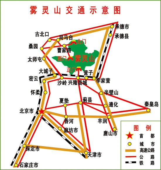 承德避暑山庄路线图图片