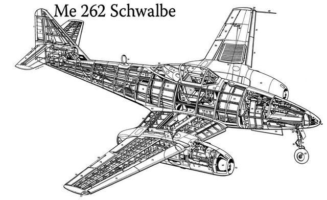 二战最具价值的空中叛逃纳粹德国吹嘘的me262喷气机投奔美军