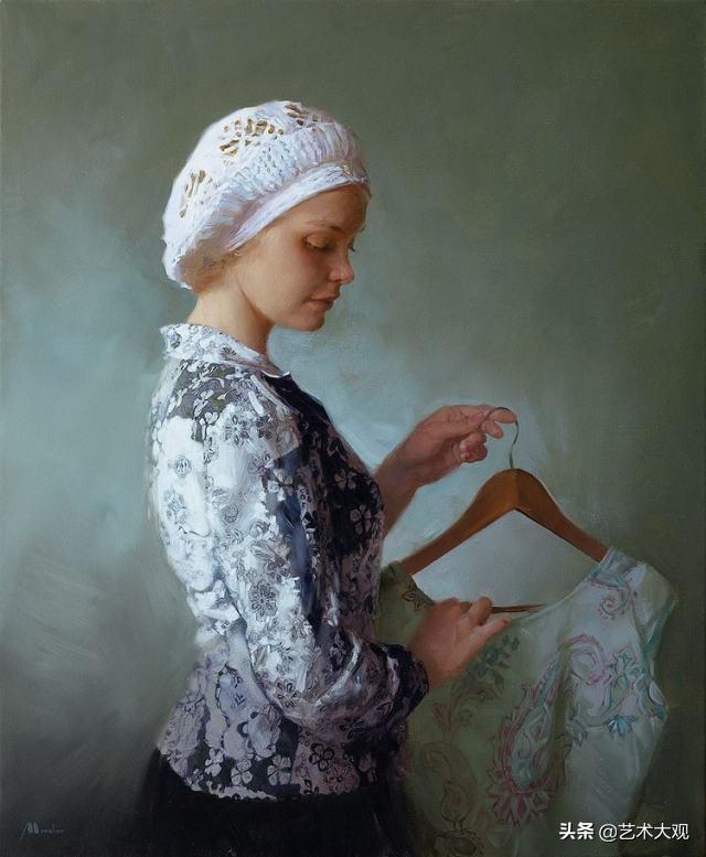 俄罗斯当代著名画家莫纳霍夫人物油画作品选集