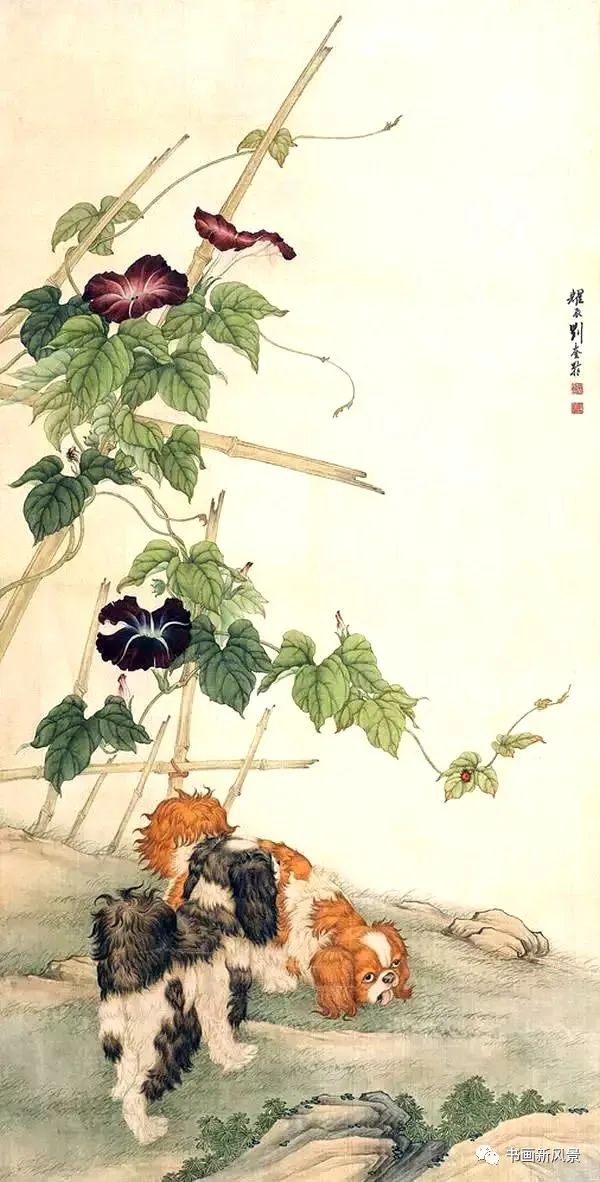 国画中的牵牛花美不胜收