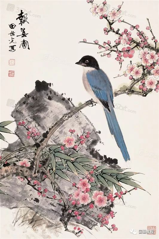 国画小写意花鸟作品欣赏,太美了!