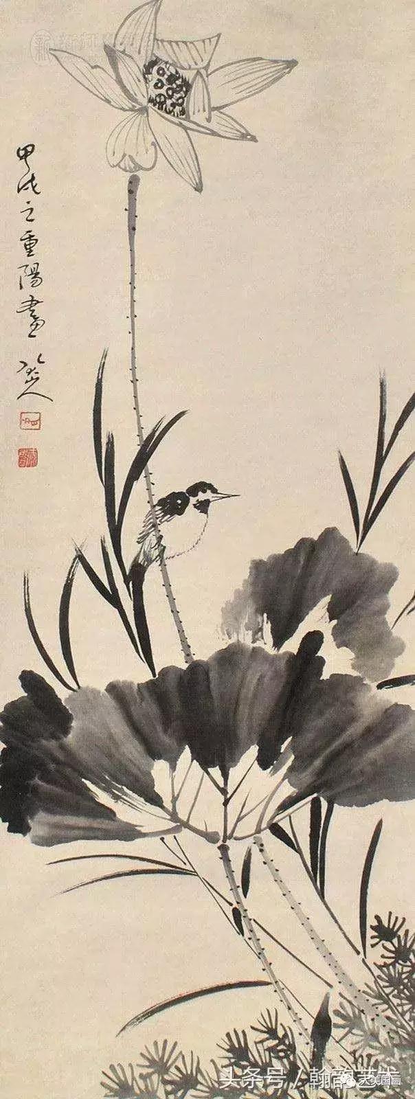 钩勒,双钩,墨分五色,十八描,一共34个技法知识点,这篇讲全了