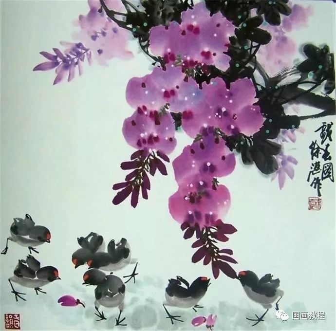 徐湛精品写意花鸟画不一样的笔墨不一样的感受