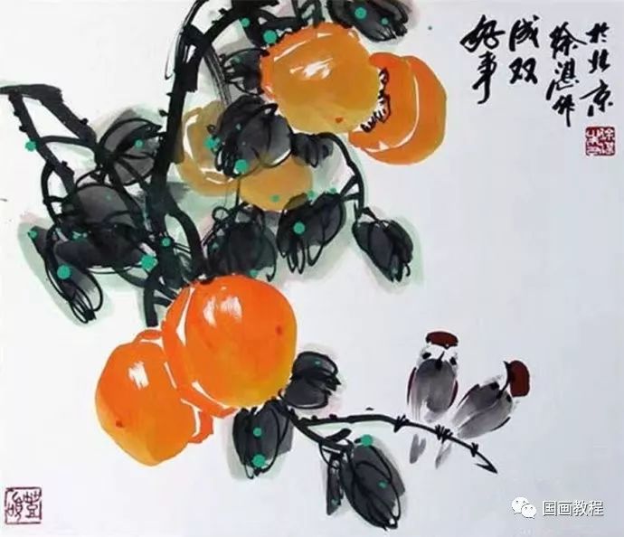 徐湛精品写意花鸟画不一样的笔墨不一样的感受