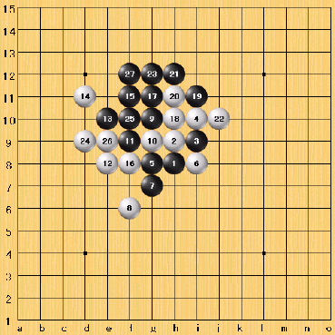 五子棋套路花月全譜