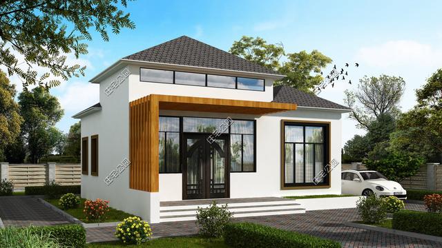 10套农村平层自建房中式与欧式哪个更漂亮第8套造价才9万