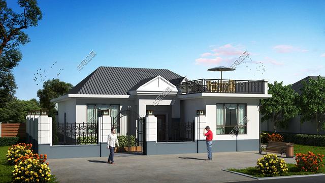 10套农村平层自建房中式与欧式哪个更漂亮第8套造价才9万