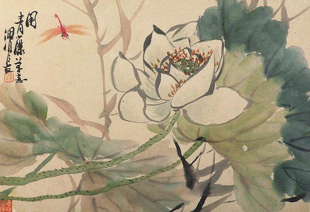 清任熊花鸟作品