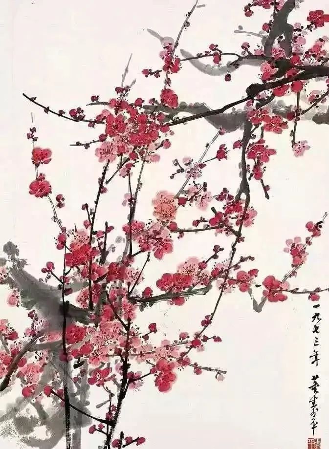 梅花龚文桢 梅花燕子黄玉碧  梅花鹦鹉潘天寿  梅花唐云  梅花王梦白
