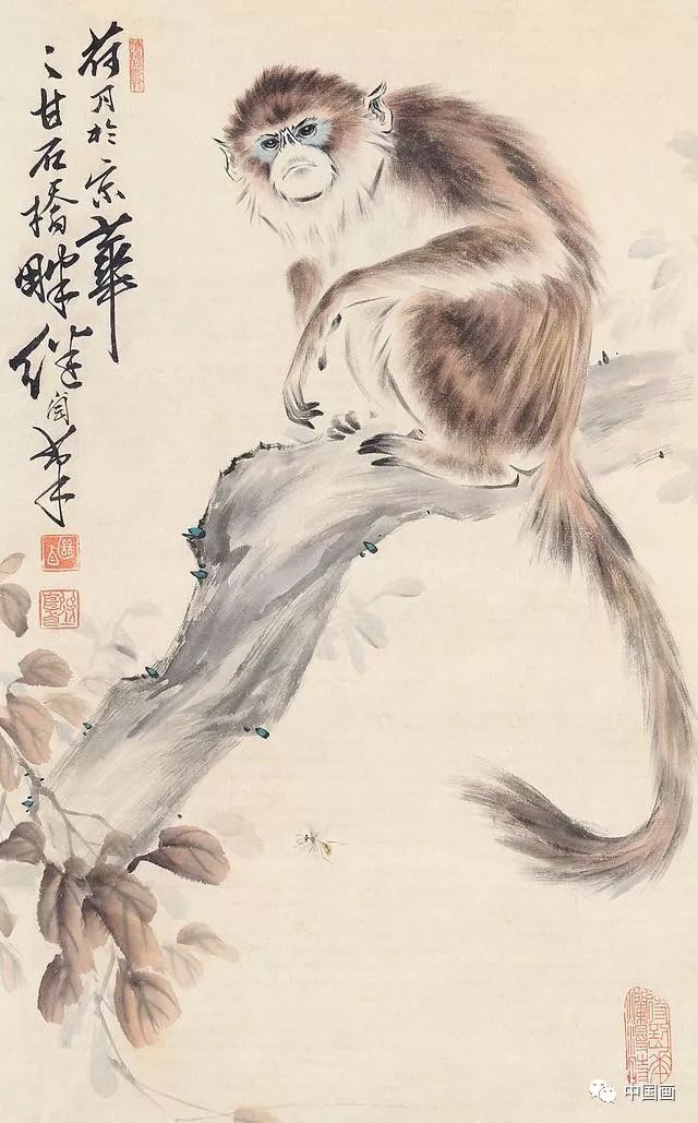 传统国画大师刘继卣佳作欣赏我喜欢猴子系列作品