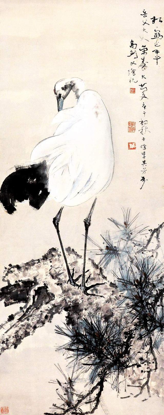 历代国画名家笔下的松鹤图松鹤延年福寿绵长