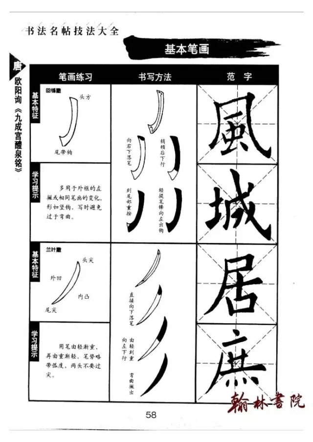 欧阳询《九成宫醴泉铭》书法教程
