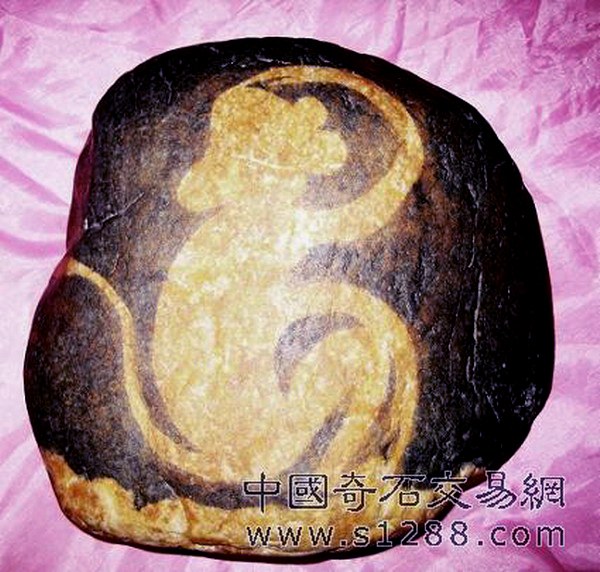 奇石造假手段之一