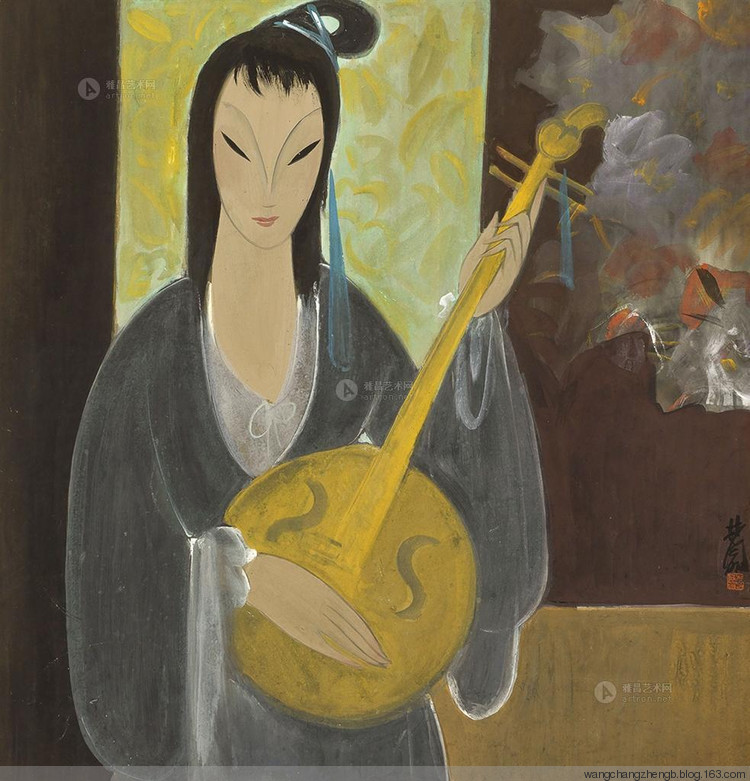 书画中国近代画家林风眠作品2