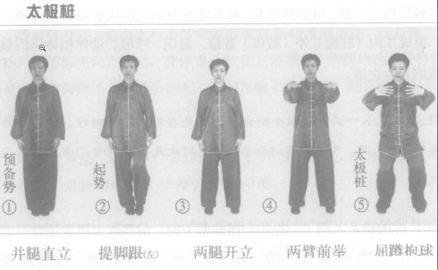 三元式站桩方法图片图片