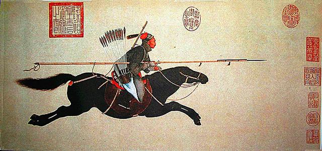 以现在的认知及军事常识来看,连环马的说法极其荒谬,把三匹马或30匹马