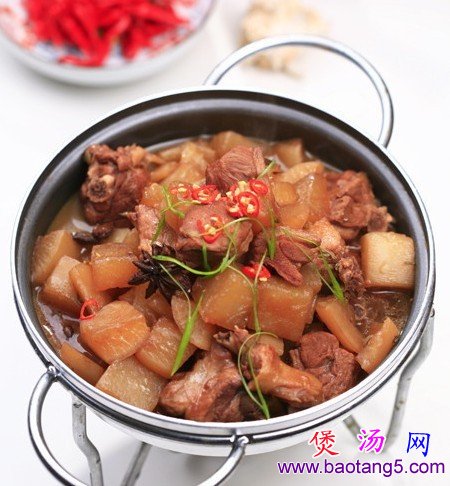 萝卜煲鸭块的做法_萝卜煲鸭块怎么做