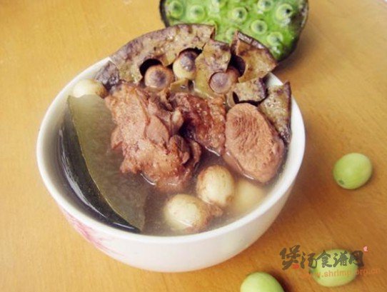 莲蓬冬瓜煲水鸭的做法莲蓬冬瓜煲水鸭怎么做