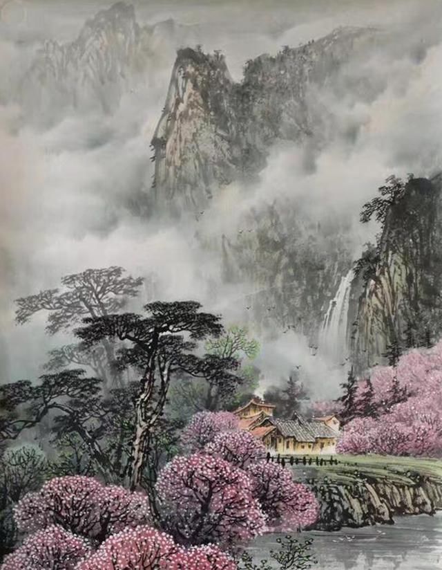 苏小松工笔山水画12幅值得欣赏