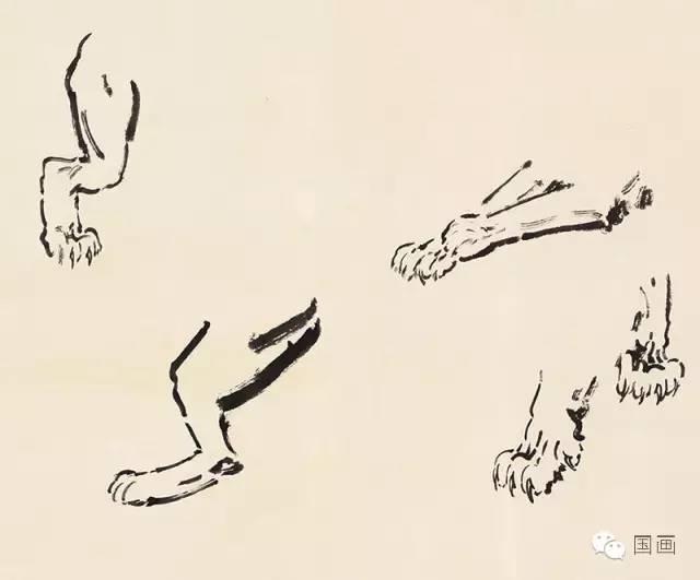 国画教程徐悲鸿国画马牛狮子猫的画法步骤