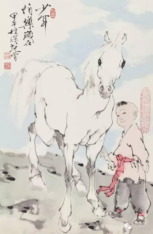 范曾迎新书画展作品欣赏