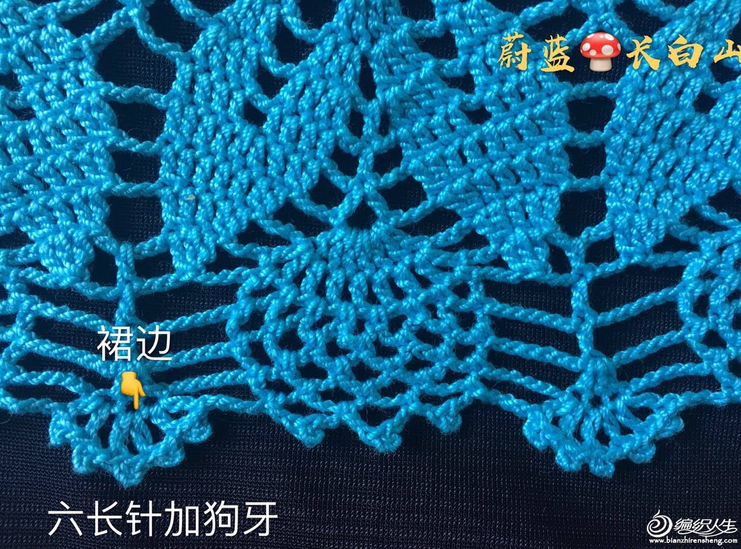 即是孔雀又是风铃可以钩亲子款的钩针叶子花编织服饰教程