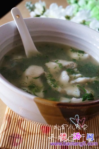 翡翠荠菜鱼片羹怎么做翡翠荠菜鱼片羹的做法