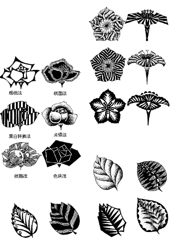 圖案基礎教案第九課植物圖案