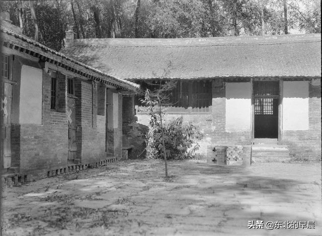 定县中山古国门楼开元寺塔民国外籍传教者拍摄河北定州老照片