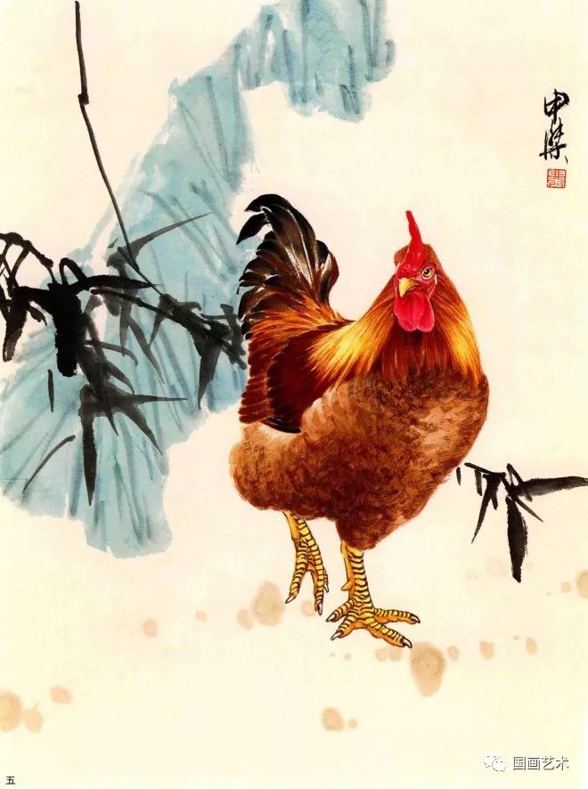 图文教程各种鸡的小写意画法步骤