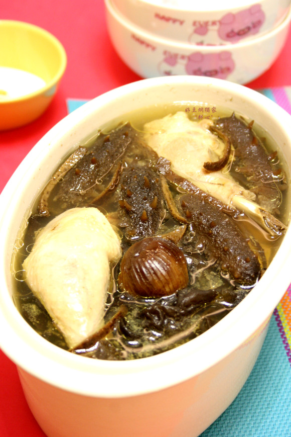 陈皮刺参炖鸡的家常做法