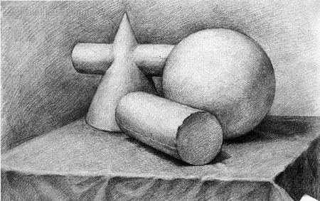 静物石膏几何形体写生的目的和意义