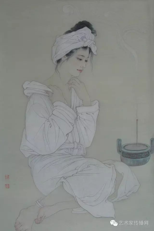 工笔画坛五大美女个个出彩