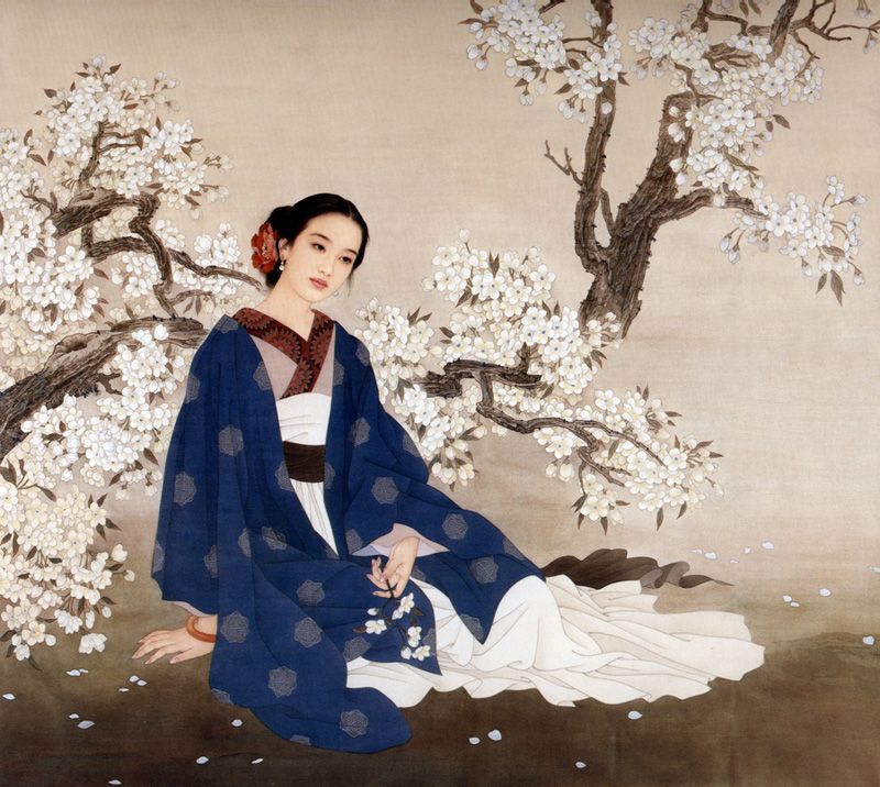 赵国经仕女欣赏