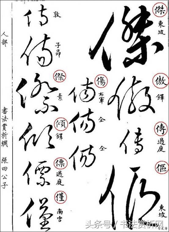 「转」历代书法家草体总汇