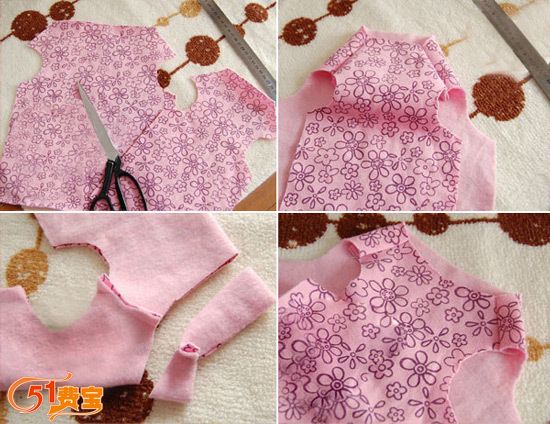 所以我们不妨多缝几道线以确保做好的狗衣服足够耐用