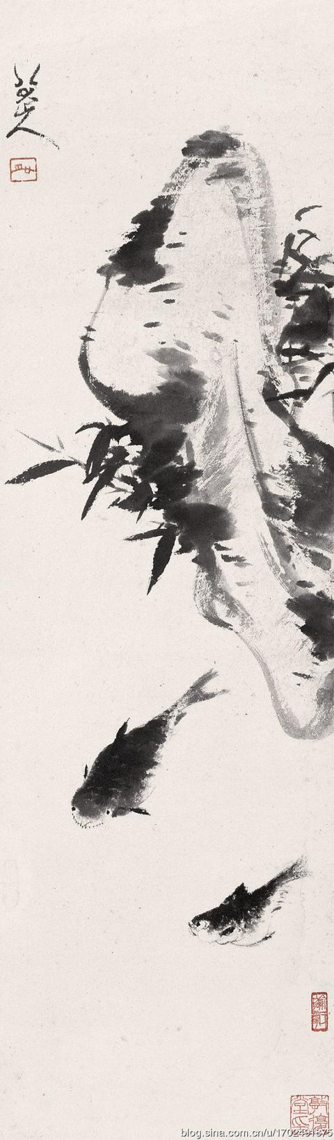 朱耷画鱼