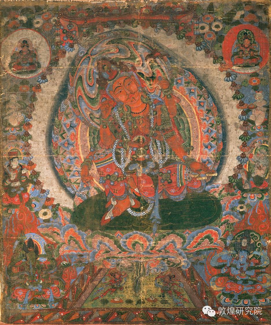 如意轮观音菩萨图-五代-藏经洞出土-法国吉美博物馆藏