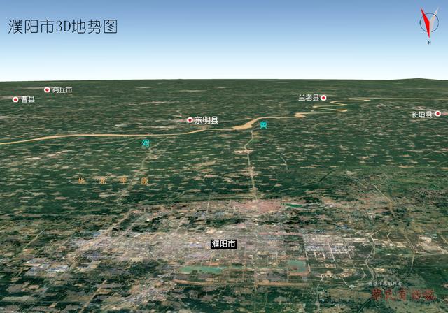 河南省北部九市高清3d地勢圖鄭州洛陽新鄉安陽焦作