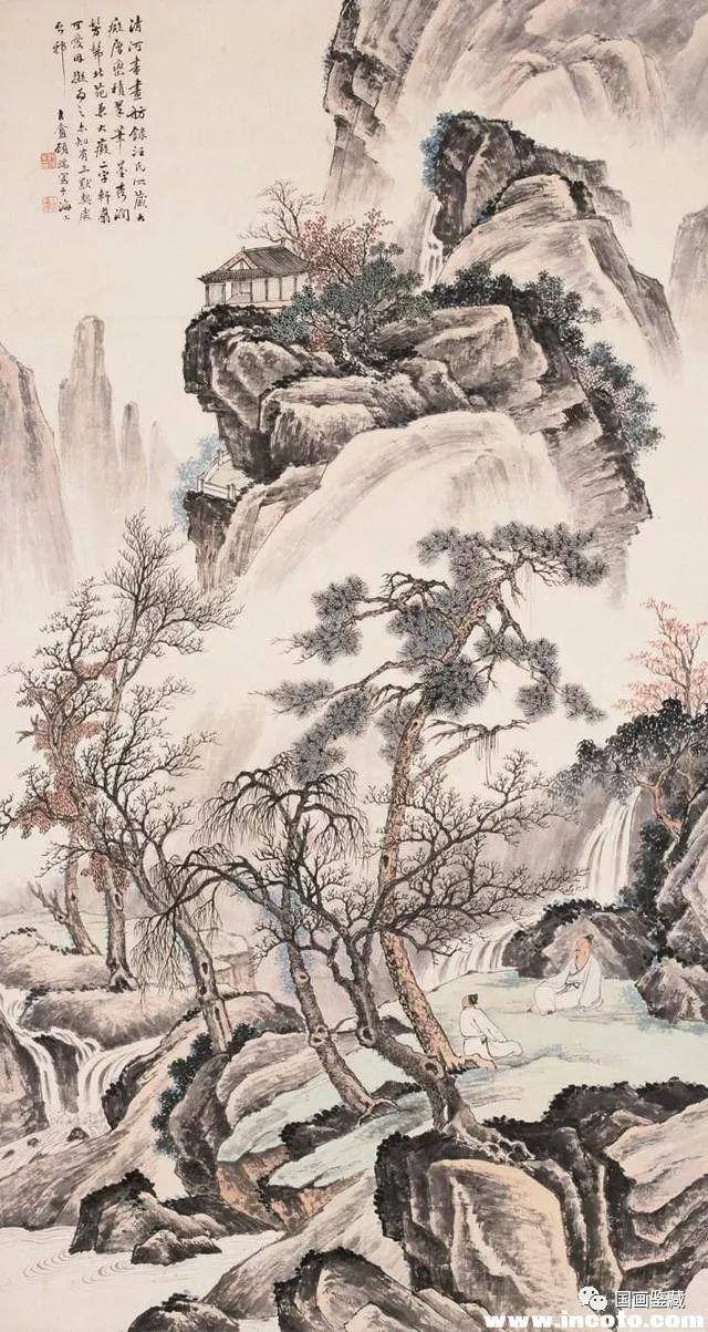 国画名家精品山水画100幅